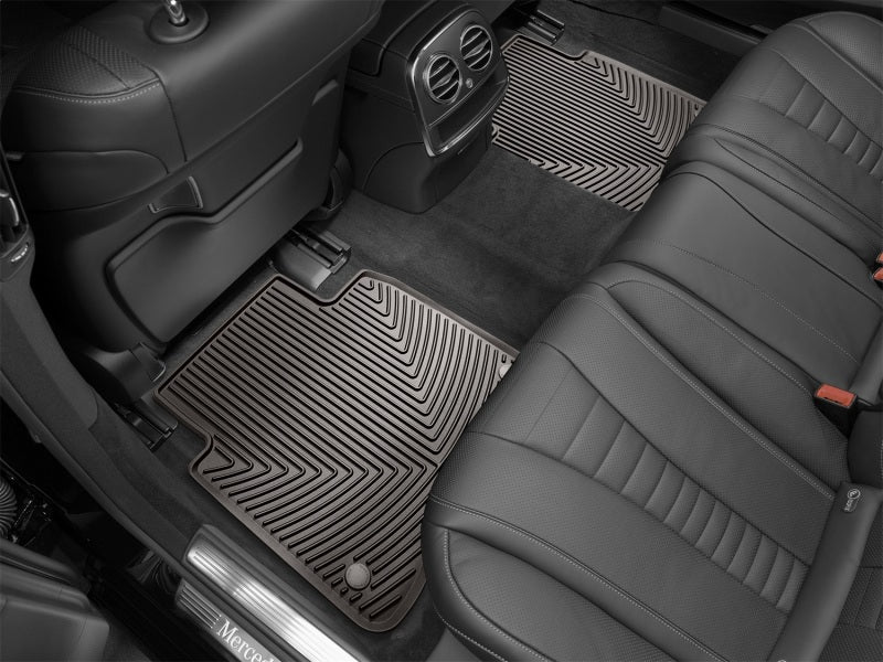 WeatherTech 2014-2015 Mercedes-Benz S-Class Rear Rubber Mats - Cocoa