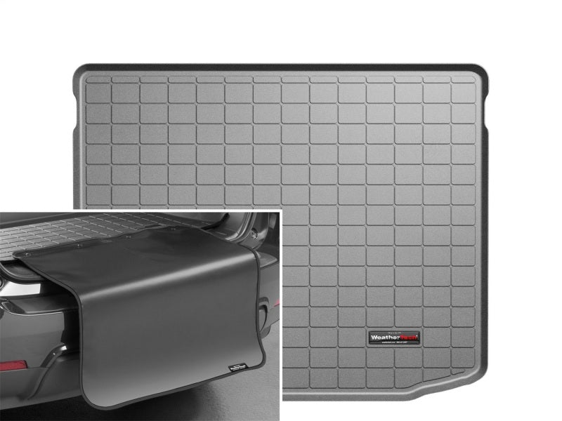 WeatherTech 11-15 Mitsubishi Outlander Sport Cargo With Bumper Protector - Grey
