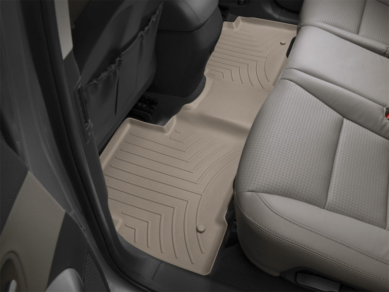 WeatherTech 13+ Hyundai Santa Fe Rear FloorLiner - Tan