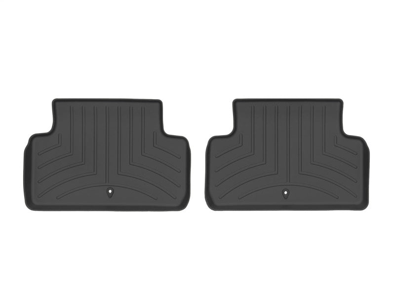 WeatherTech 2019+ Genesis G70 Rear FloorLiner - Black (2-Piece Liner)