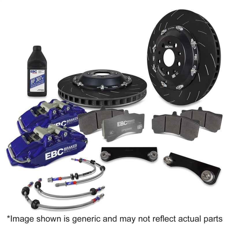 EBC Racing 89-98 Nissan Skyline GT-R R32/R33 Blue Apollo-6 Calipers 355mm Rotors Front Big Brake Kit