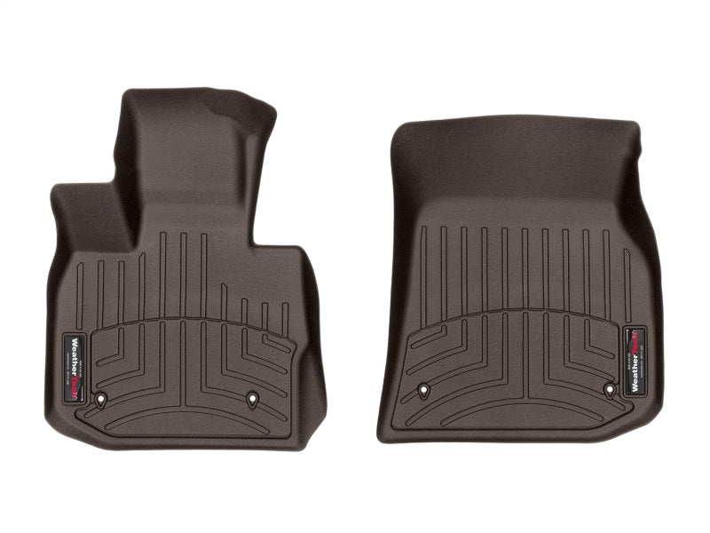 WeatherTech 2018+ BMW X3 Front FloorLiners - Cocoa