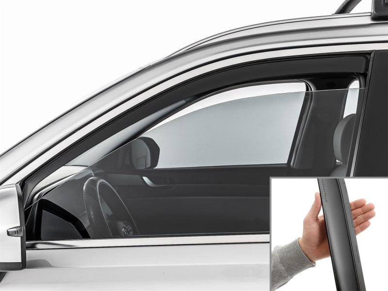 WeatherTech 20-25 Hyundai Palisade Front Front Side Window Deflectors - Matte Blk