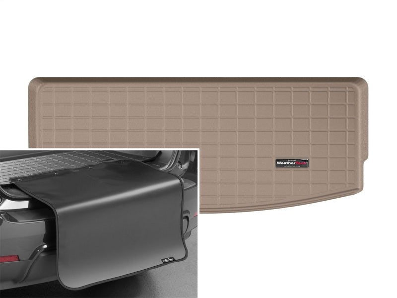 WeatherTech 2020+ Ford Explorer Cargo With Bumper Protector - Tan