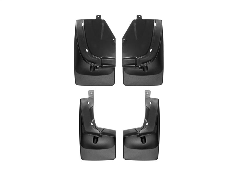 WeatherTech 19-20 Ford Ranger No Drill Mudflaps - Black