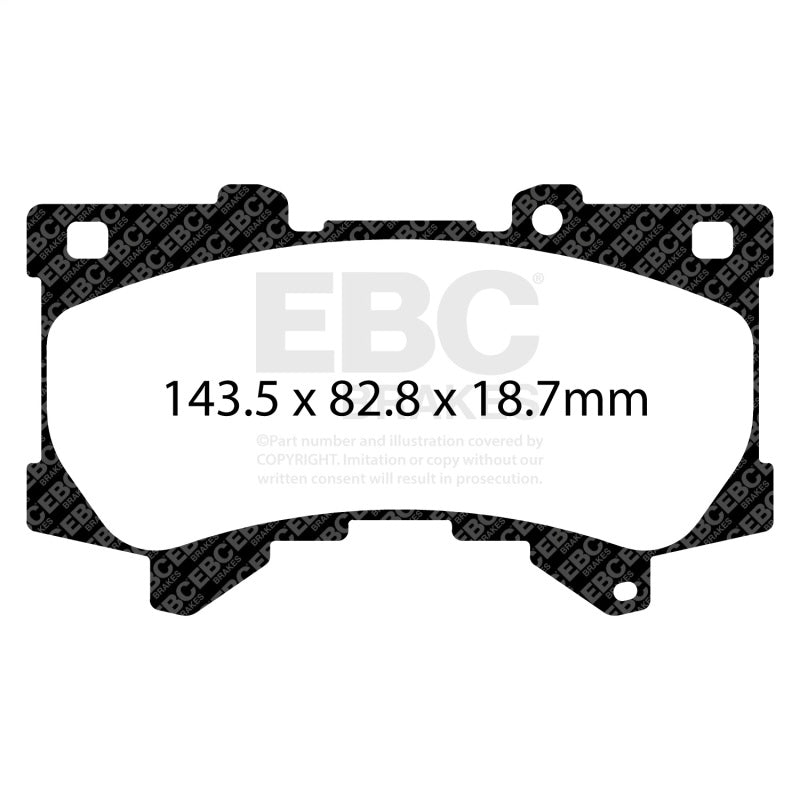 EBC 2024+ Lexus GX550 3.4TT Bluestuff Front Brake Pads