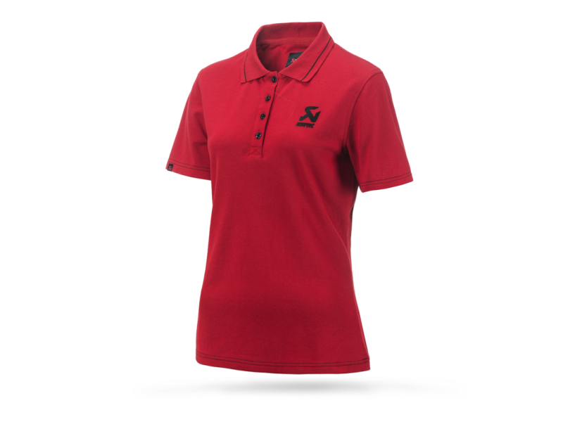 Akrapovic Corpo Polo Red Womens - XS
