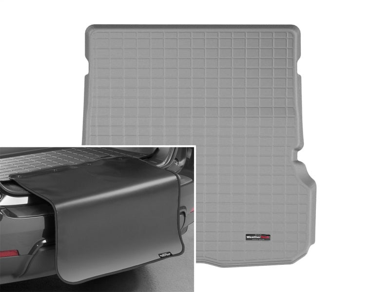 WeatherTech 2020+ Mercedes-Benz GLS-Class Cargo With Bumper Protector - Grey