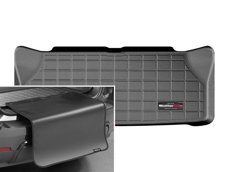 WeatherTech 02-06 Mini Cooper / Cooper S Hardtop Cargo Liner w/ Bumper Protector - Black