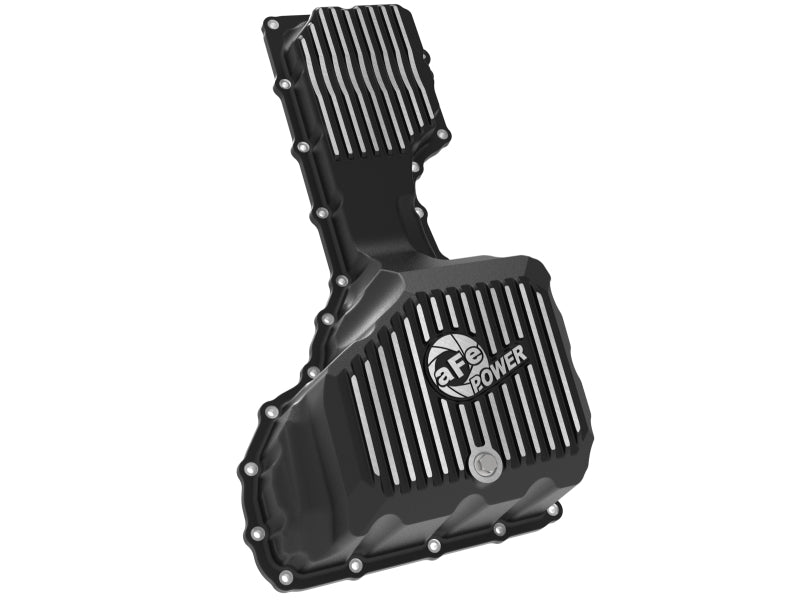 aFe 17-19 GM Diesel V8-6.6L L5P Engine Oil Pan w/ Machined Fins