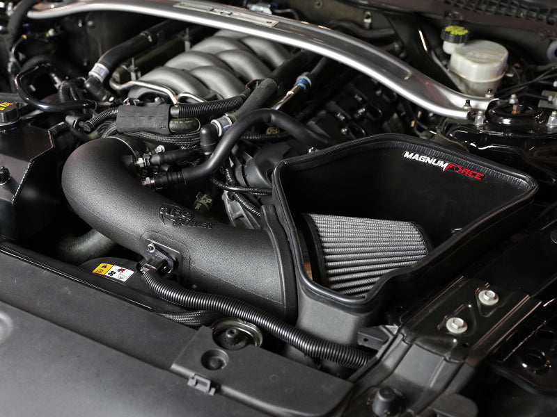 aFe Magnum FORCE Stage-2 Pro DRY S Cold Air Intake System 15-17 Ford Mustang GT V8-5.0L