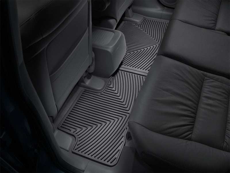 WeatherTech 07+ Honda CR-V Rear Rubber Mats - Black