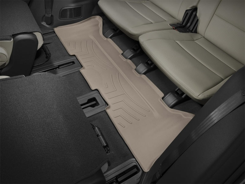WeatherTech 13+ Hyundai Santa Fe Rear FloorLiner - Tan