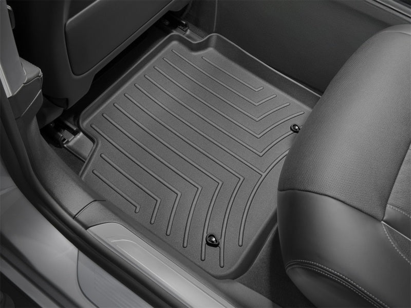 WeatherTech 2016+ BMW 7-Series G12 Sedan Rear FloorLiner - Black (w/ Rear Executive Lounge Seating)