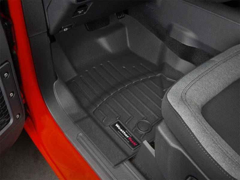 WeatherTech 2021+ Ford Bronco 4 Door Front FloorLiner - Black