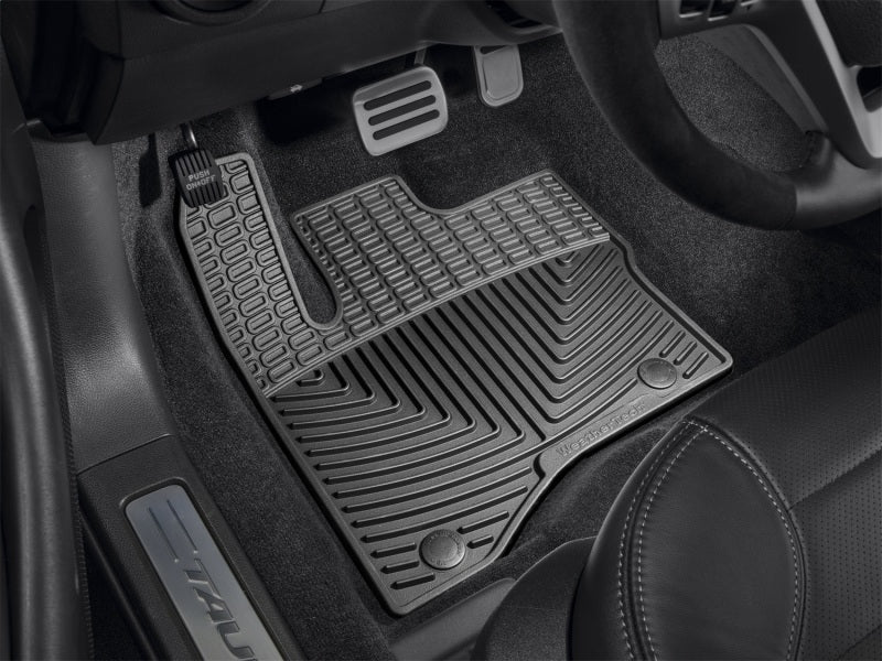 WeatherTech 11-17 Ford Taurus Front Rubber Mats - Black