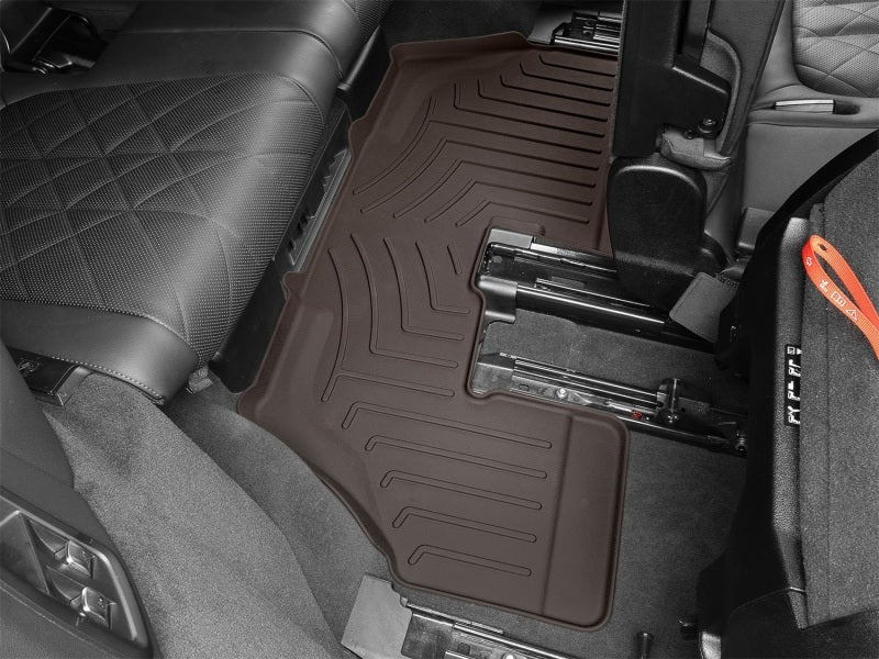 WeatherTech 20-22 BMW X7 M50i / 19-24 X7 40i / 19-20 X7 50i Rear FloorLiner HP - Cocoa