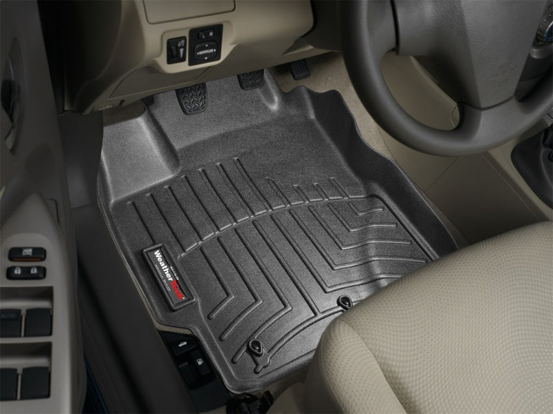 WeatherTech 07-11 Toyota Yaris Front FloorLiner - Black
