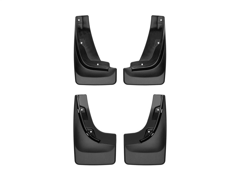 WeatherTech 2017+ Jeep Compass No Drill Mudflaps - Black