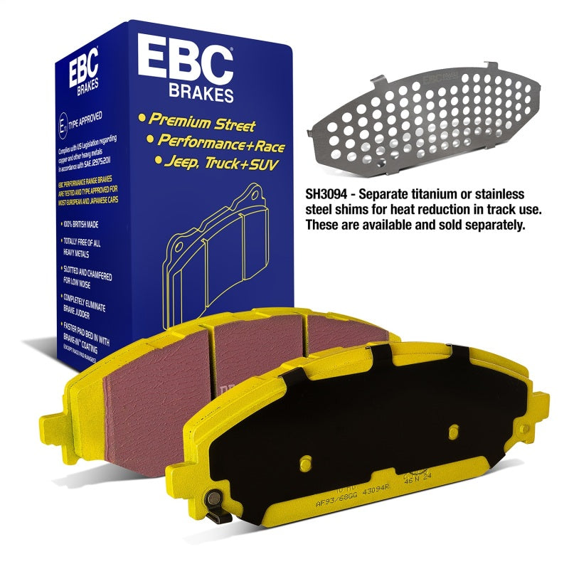 EBC 2019+ Ram Trucks 1500 (DT) Yellowstuff Front Brake Pads