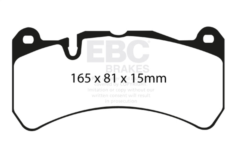 EBC Racing 07-08 Ferrari 430 Scuderia 4.3L RP-X Front Brake Pads