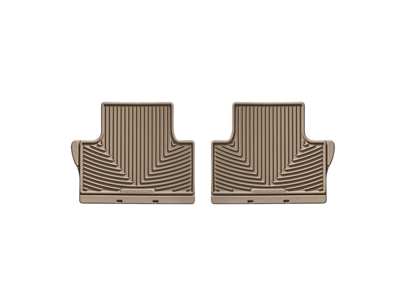 WeatherTech 07+ Volvo S80 Rear Rubber Mats - Tan