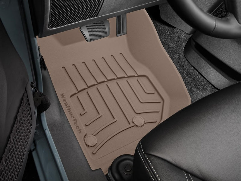WeatherTech 14-17 Jeep Wrangler Front FloorLiner HP - Tan