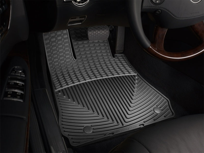 WeatherTech 07-12 Mercedes-Benz CL-Class (W216) Front Rubber Mats - Black