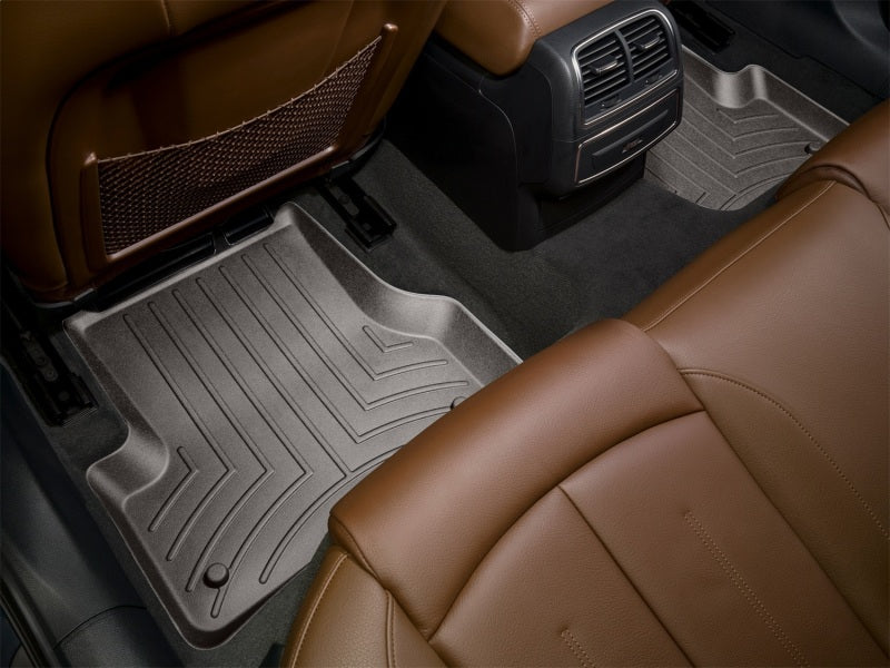 WeatherTech 2012+ Audi A6 Rear FloorLiner - Cocoa