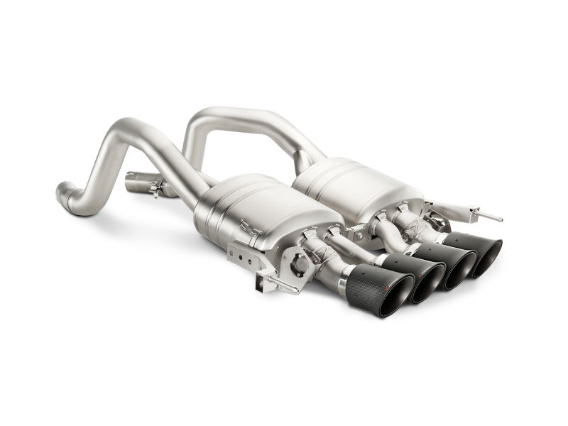Akrapovic 14-17 Chevrolet Corvette Z06 (C7) Slip-On Line (Titanium) w/ Carbon Tips