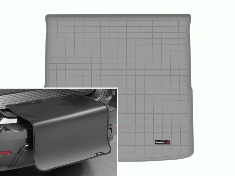 WeatherTech 2023 Honda Pilot w/o Cargo Side Panel Protector Cargo Liner w/Bumper Protector - Grey