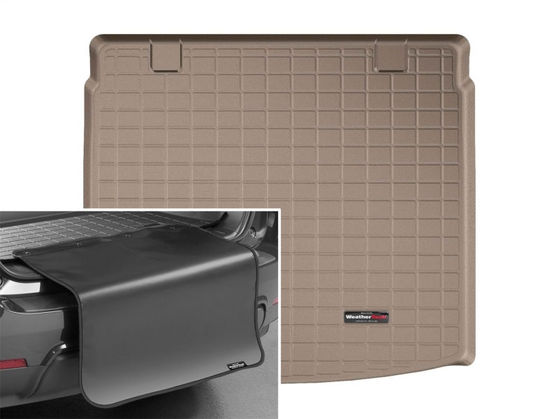 WeatherTech 2017+ Honda CR-V Cargo Liners w/ Bumper Protector - Tan (Behind 2nd Row)
