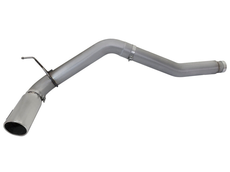 aFe LARGE Bore HD Exhausts 5in DPF-Back SS-409 2016 Nissan Titan XD V8-5.0L CC/SB (td)