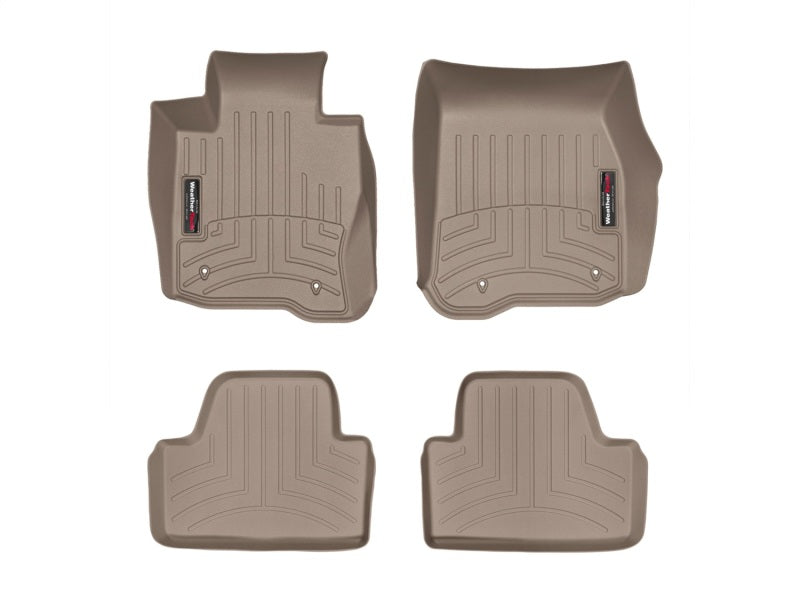 WeatherTech 14+ BMW 4-Series Front & Rear FloorLiner - Tan