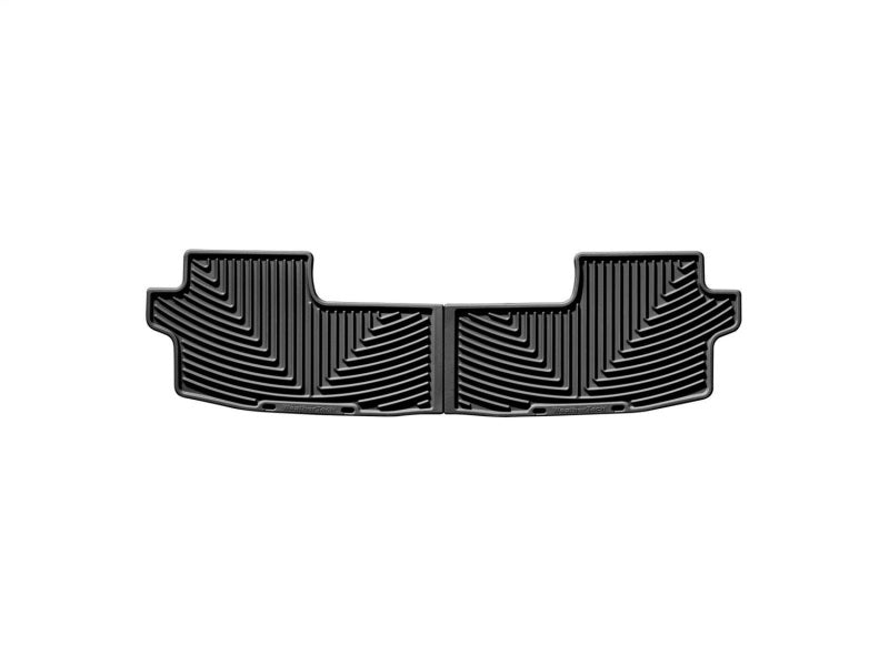 WeatherTech 08-13 Toyota Highlander Rear Rubber Mats - Black