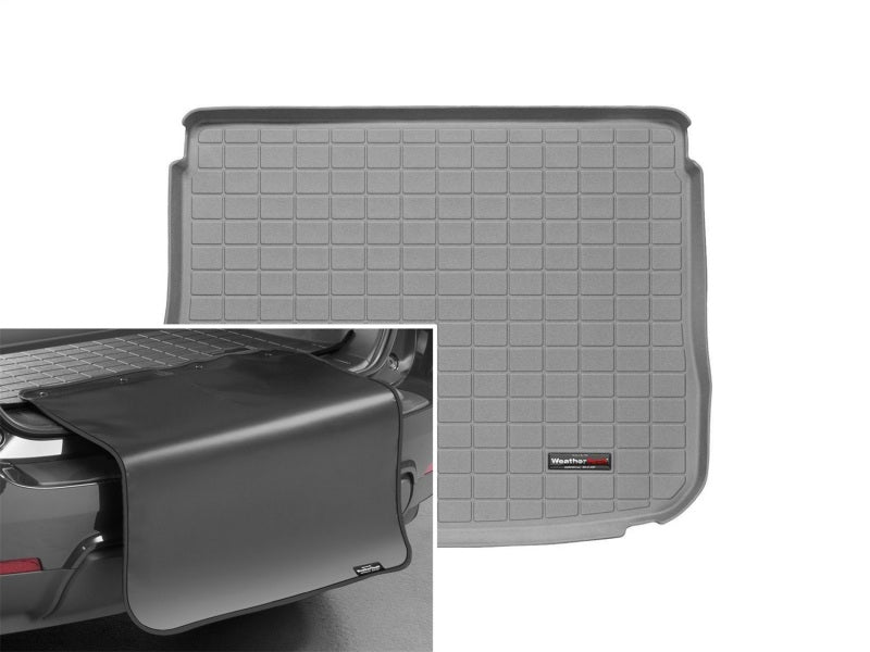 WeatherTech 09-17 Volkswagen Tiguan Cargo With Bumper Protector - Grey