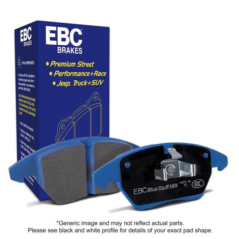 EBC 85-88 Chevrolet Camaro (3rd Gen) 2.8 (Performance Package) Bluestuff Front Brake Pads