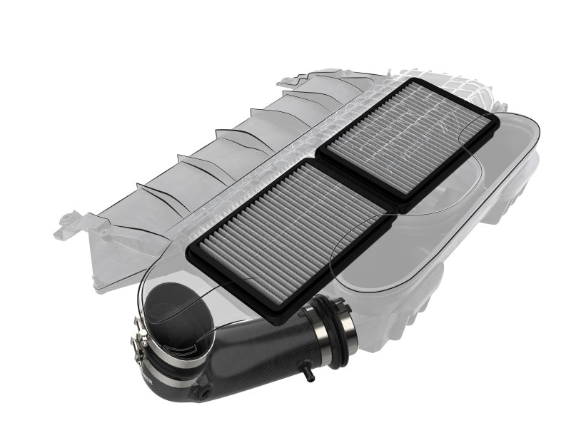 aFe Super Stock Carbon Fiber Pro Dry S Induction System 2021 RAM 1500 TRX V8-6.2L SC