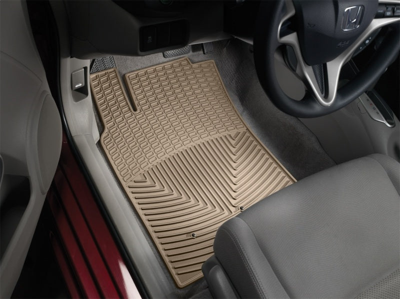 WeatherTech 10+ Honda Insight Front Rubber Mats - Tan