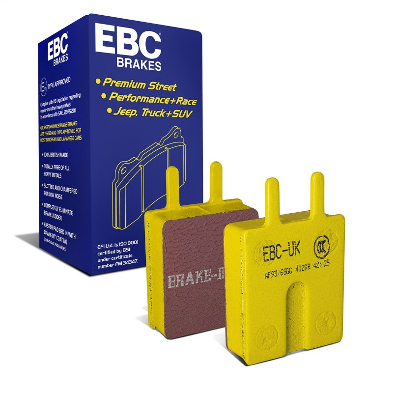 EBC 59-65 Aston Martin DB4 3.7 Vantage Yellowstuff Front Brake Pads
