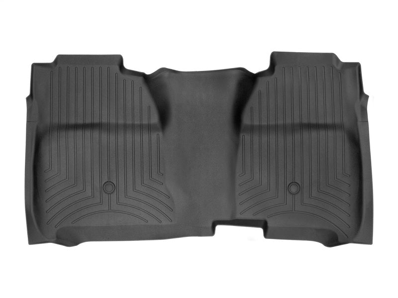 WeatherTech 14+ Chevrolet Silverado 1500 / GMC Sierra (Crew Cab) Rear Vinyl FloorLiner - Black