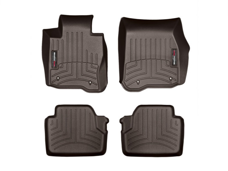 WeatherTech 2014+ BMW 4-Series Front & Rear FloorLiner - Cocoa