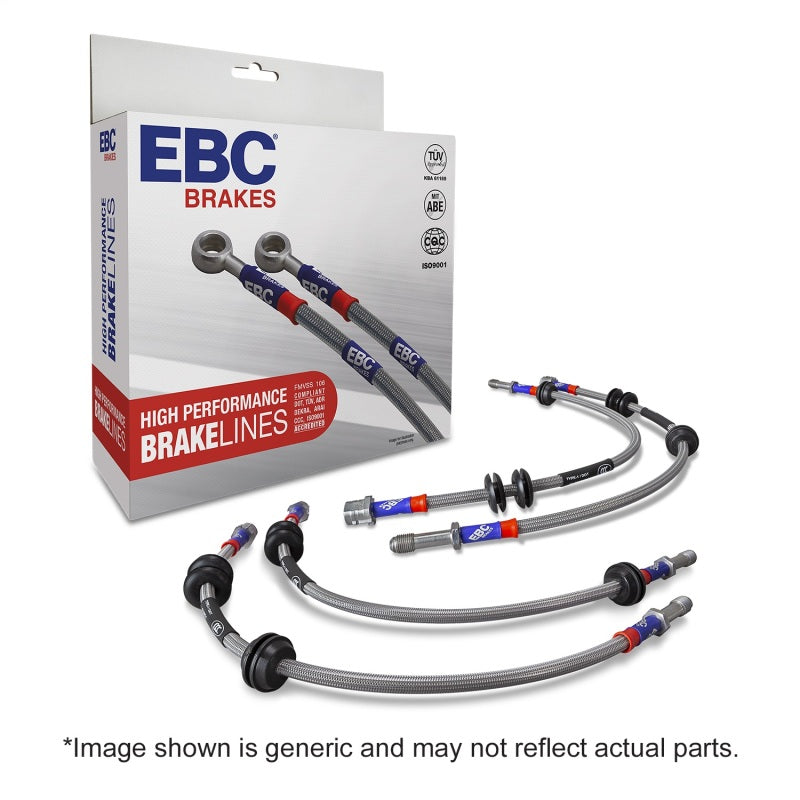 EBC 14-18 BMW M3 3.0TT Stainless Steel Brake Line Kit