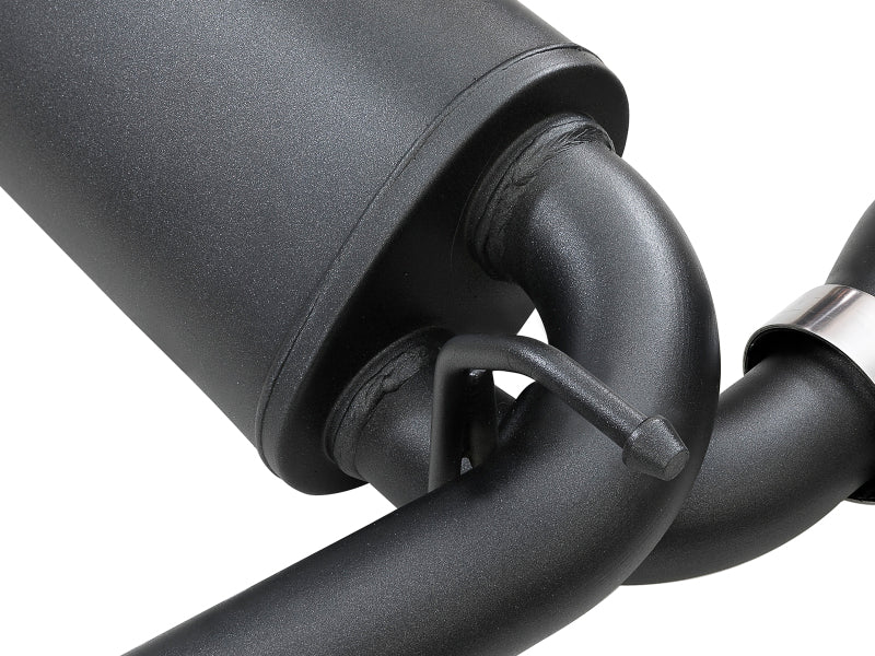 aFe Rebel Series 2.5in 409 SS Axle-Back Exhaust w/ Black Tips 2018+ Jeep Wrangler (JL) V6 3.6L