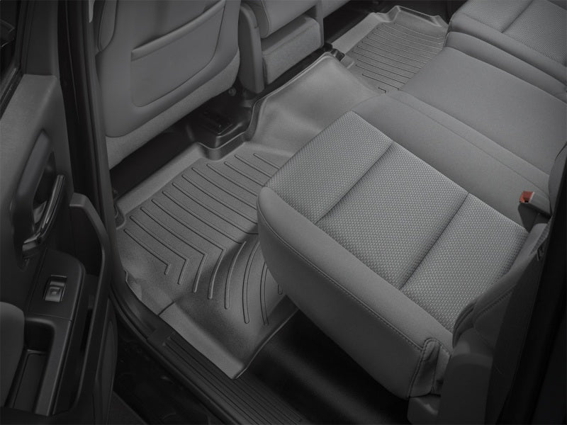 WeatherTech 14-15 Chevy Silverado 1500 (Fits w/ OEM Rear Storage) Rear FloorLiner - Black