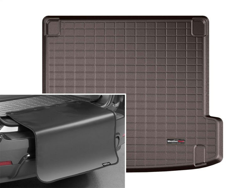 WeatherTech 2020+ BMW X6 40i Cargo With Bumper Protector - Cocoa