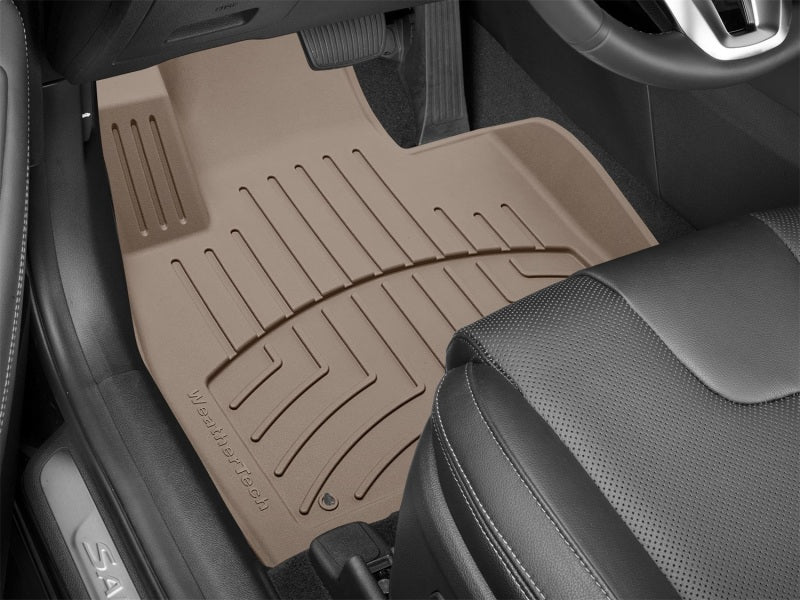 WeatherTech 19-20 Hyundai Santa Fe Front FloorLiner HP - Tan