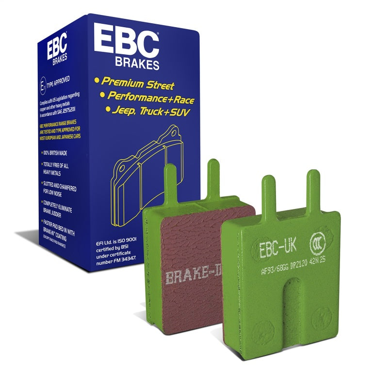 EBC 59-65 Aston Martin DB4 3.7 Vantage Greenstuff Front Brake Pads
