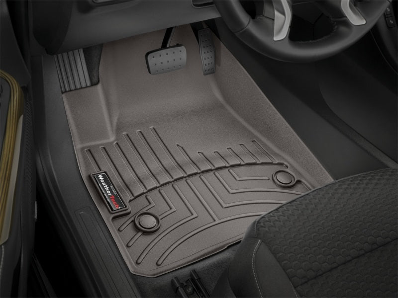 WeatherTech 2017+ GMC Acadia/Acadia Denali Front FloorLiner - Cocoa