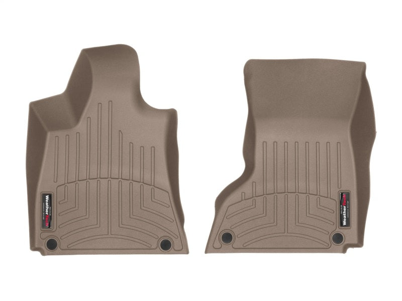 WeatherTech 14+ Maserati Quatroporte Front FloorLiner - Black